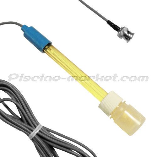 Sonde PH Piscine - Inclut Solution Tampon PH 7 - Mesure Précise