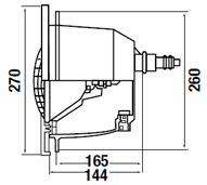 Côtes projecteur Béton cofies Côtes projecteur Béton cofies