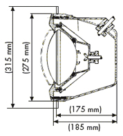 Hayward Pressacavo Per Proiettore Piscina – Ricambio Originale PRX20015 – Compatibile Cofies 300W - 3