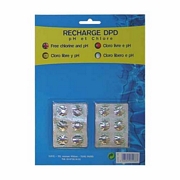 Photo Pastilles PHENOL RED (x18) pH et DPD1 (x18) Cl