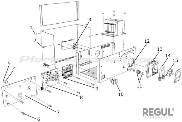piéces détachées électrolyseur Regul Basic Plus