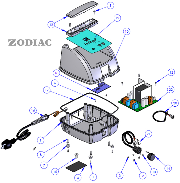 robot piscine zodiac indigo pieces detachees