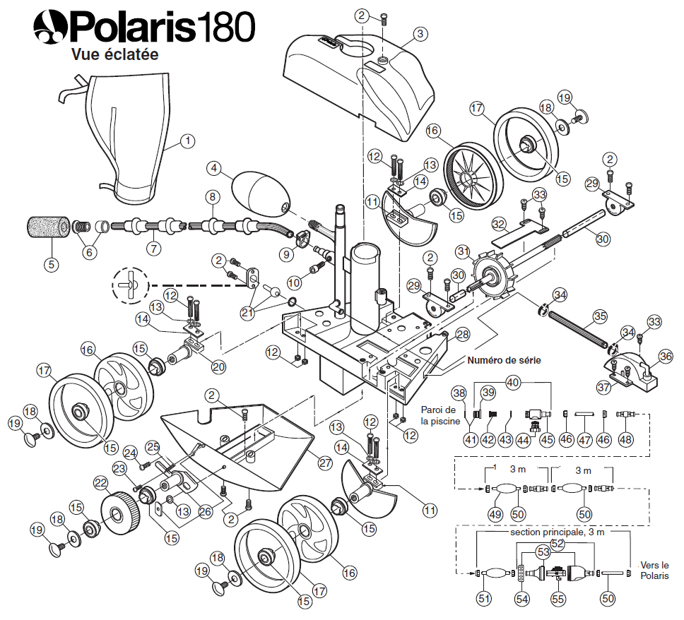 robot piscine polaris 180