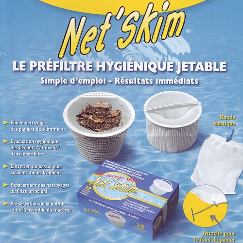 Net'Skim (Chaussettes pour panier skimmer jetable), Livraison 48h